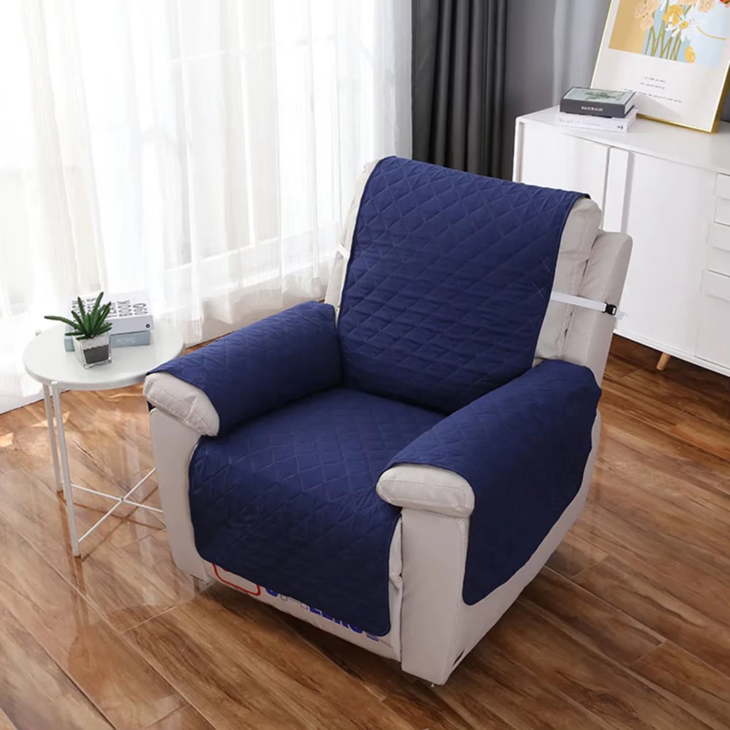 Anti-Slip Washable Recliner Sofa Cover for Dogs and Pets - Soft Couch Cushion Slipcover with Anti-Wear Armchair Protector