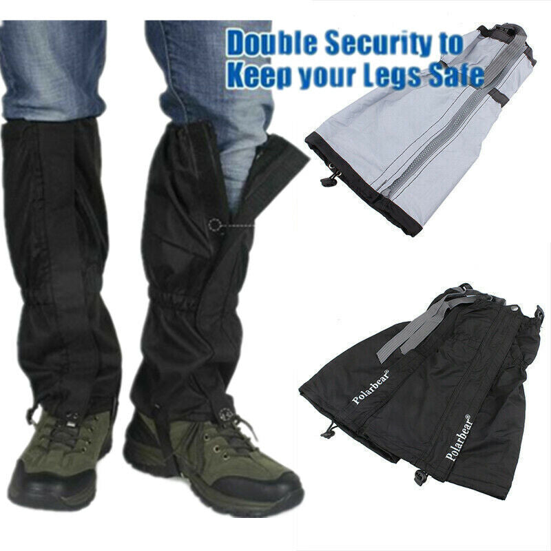 Hiking Gaiters Waterproof Trousers Pants Fishing Walking Men Women Rain Outdoor