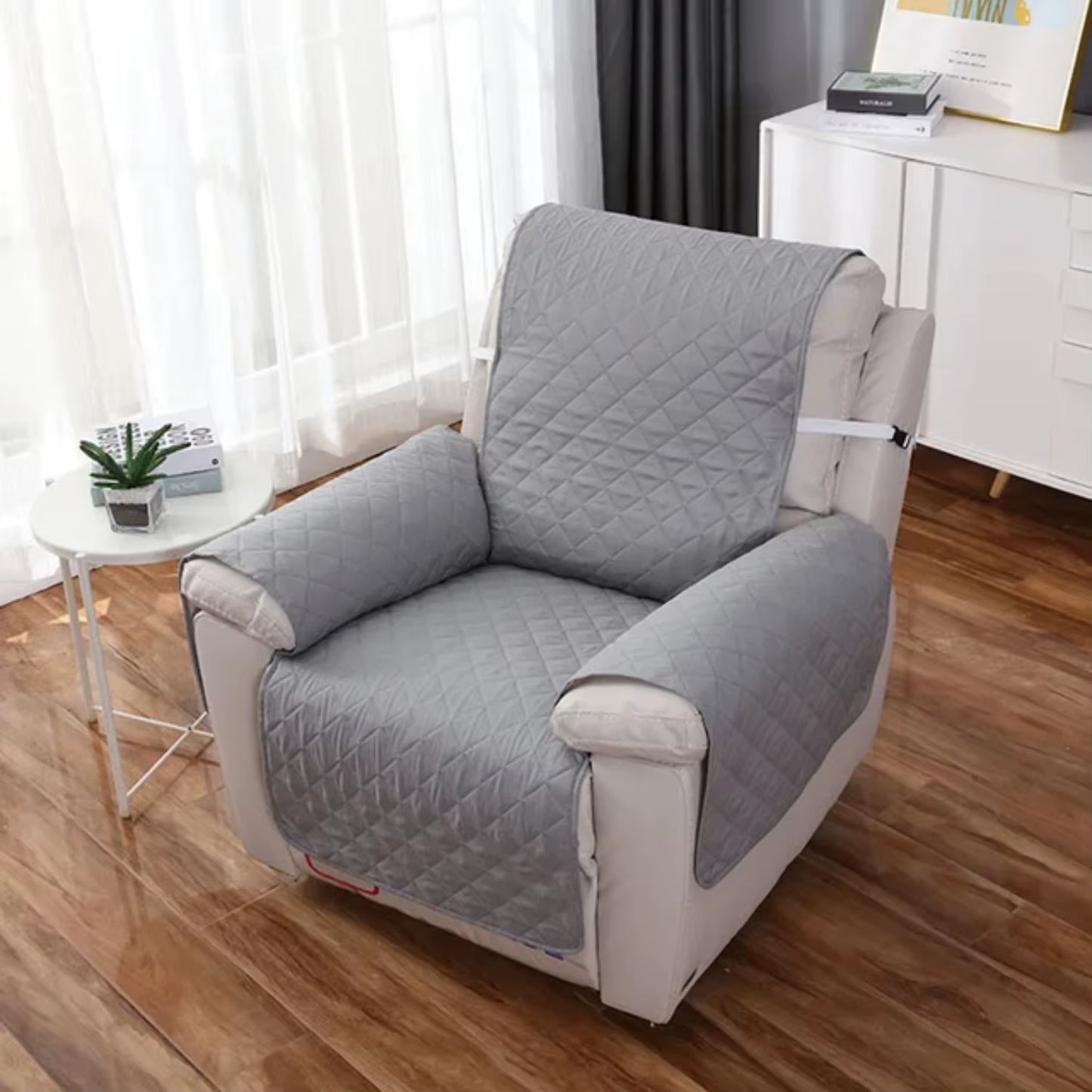 Anti-Slip Washable Recliner Sofa Cover for Dogs and Pets - Soft Couch Cushion Slipcover with Anti-Wear Armchair Protector