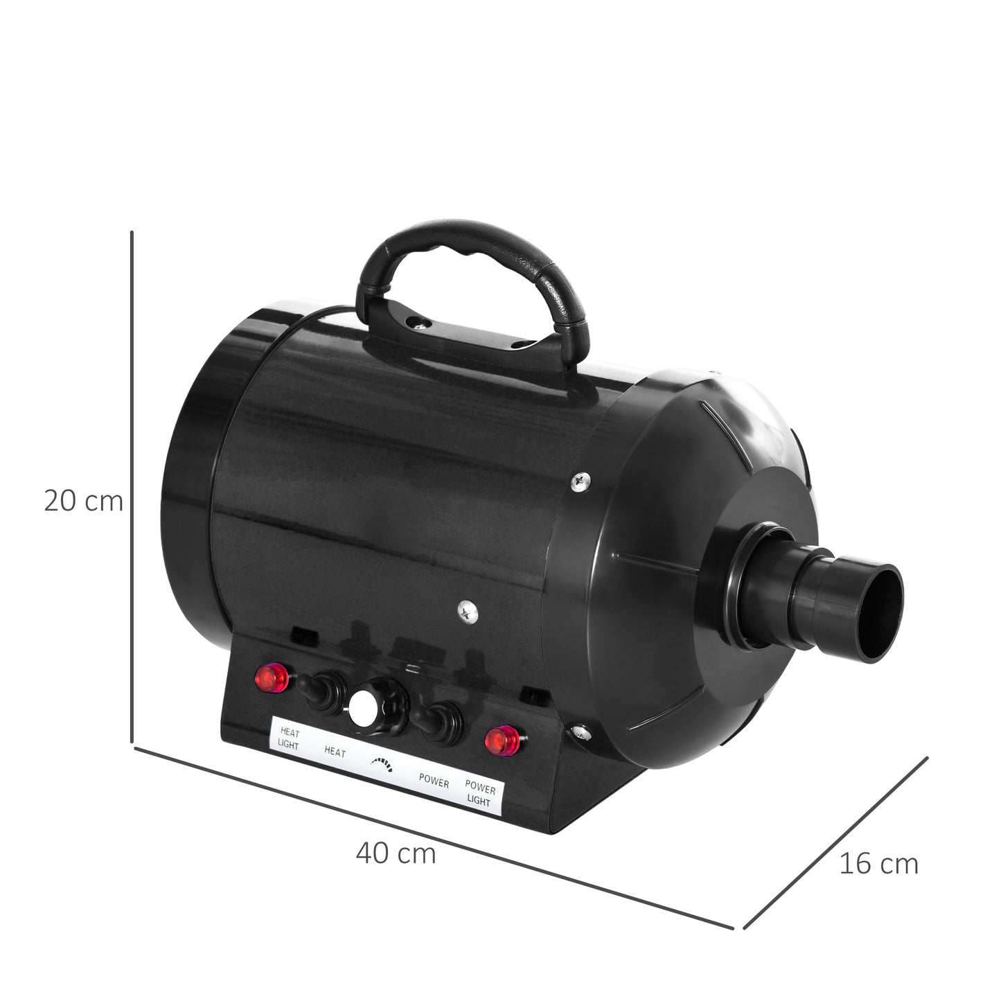 2800W Dog Hair Dryer for Pets - Powerful Pet Grooming Blaster with Water Blower UK