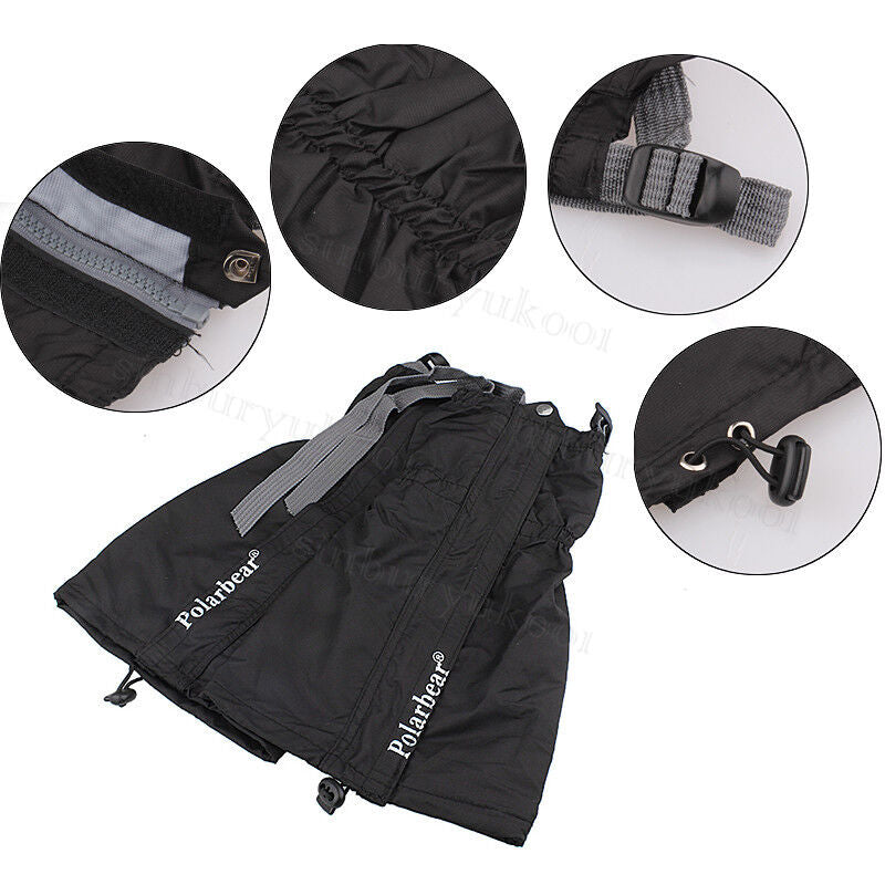 Hiking Gaiters Waterproof Trousers Pants Fishing Walking Men Women Rain Outdoor