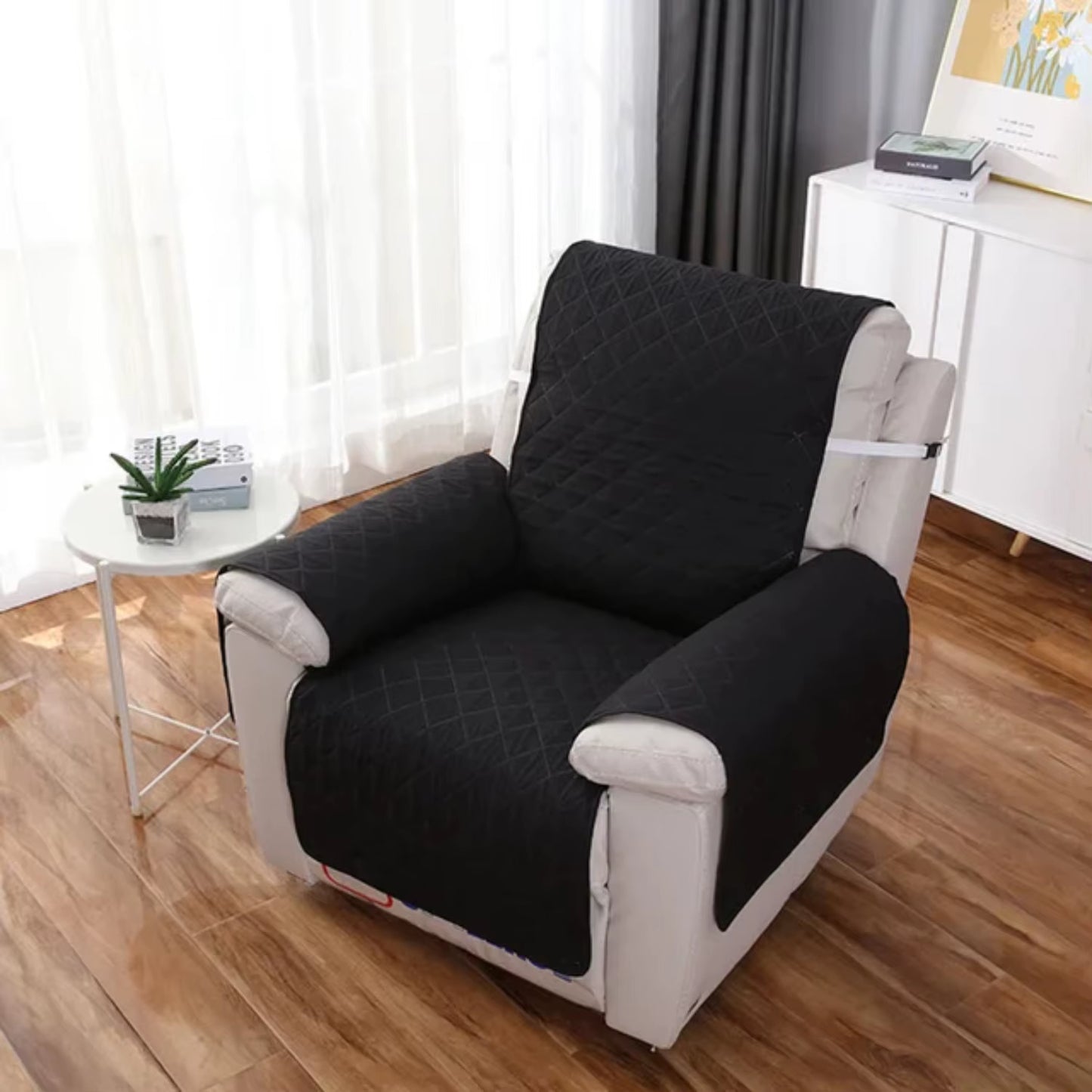 Anti-Slip Washable Recliner Sofa Cover for Dogs and Pets - Soft Couch Cushion Slipcover with Anti-Wear Armchair Protector