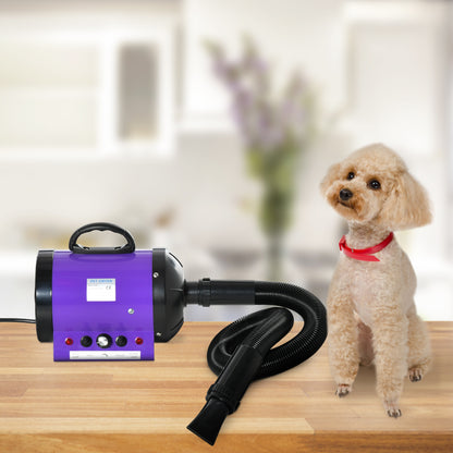 2800W Dog Hair Dryer for Pets - Powerful Pet Grooming Blaster with Water Blower UK