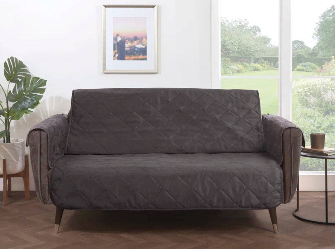 Alyssia Polyester Box Cushion Sofa Slipcover