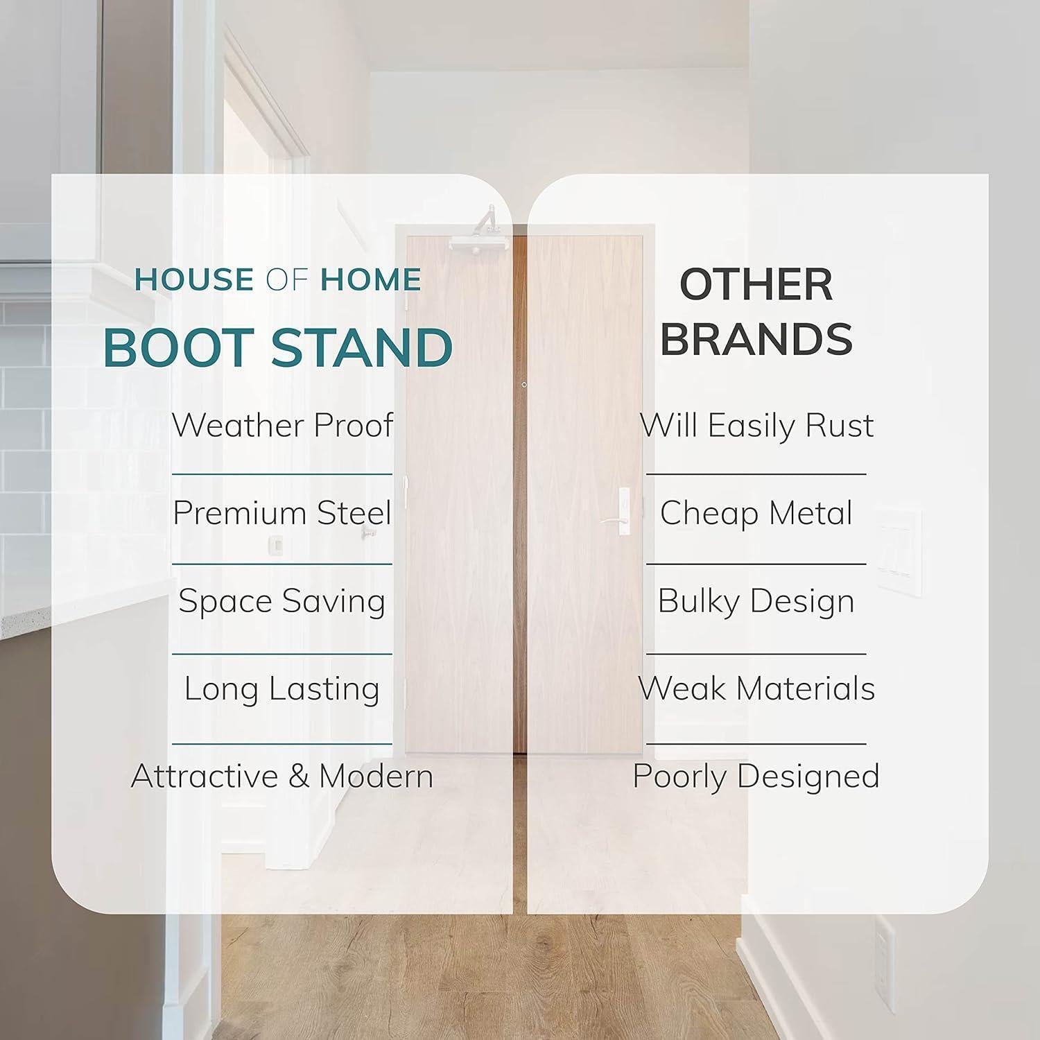 Welly Stand 4 Pair Boot Shoe Storage Organiser Rank Indoor Outdoor Space Saver