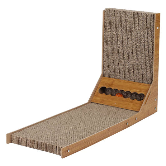 Hidevale Cat Scratching Post Cat Bed with Toy