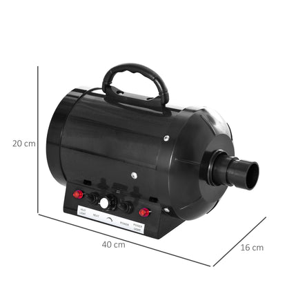 2800W Dog Hair Dryer for Pets - Powerful Pet Grooming Blaster with Water Blower UK