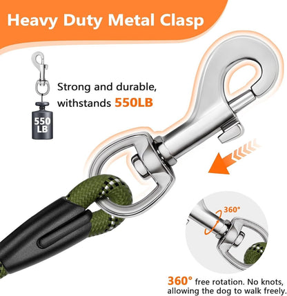 Training Leads for Dogs, 3M 5M 10M 15M 20M 25M 30M Strong Rope Long Line Dog Lea
