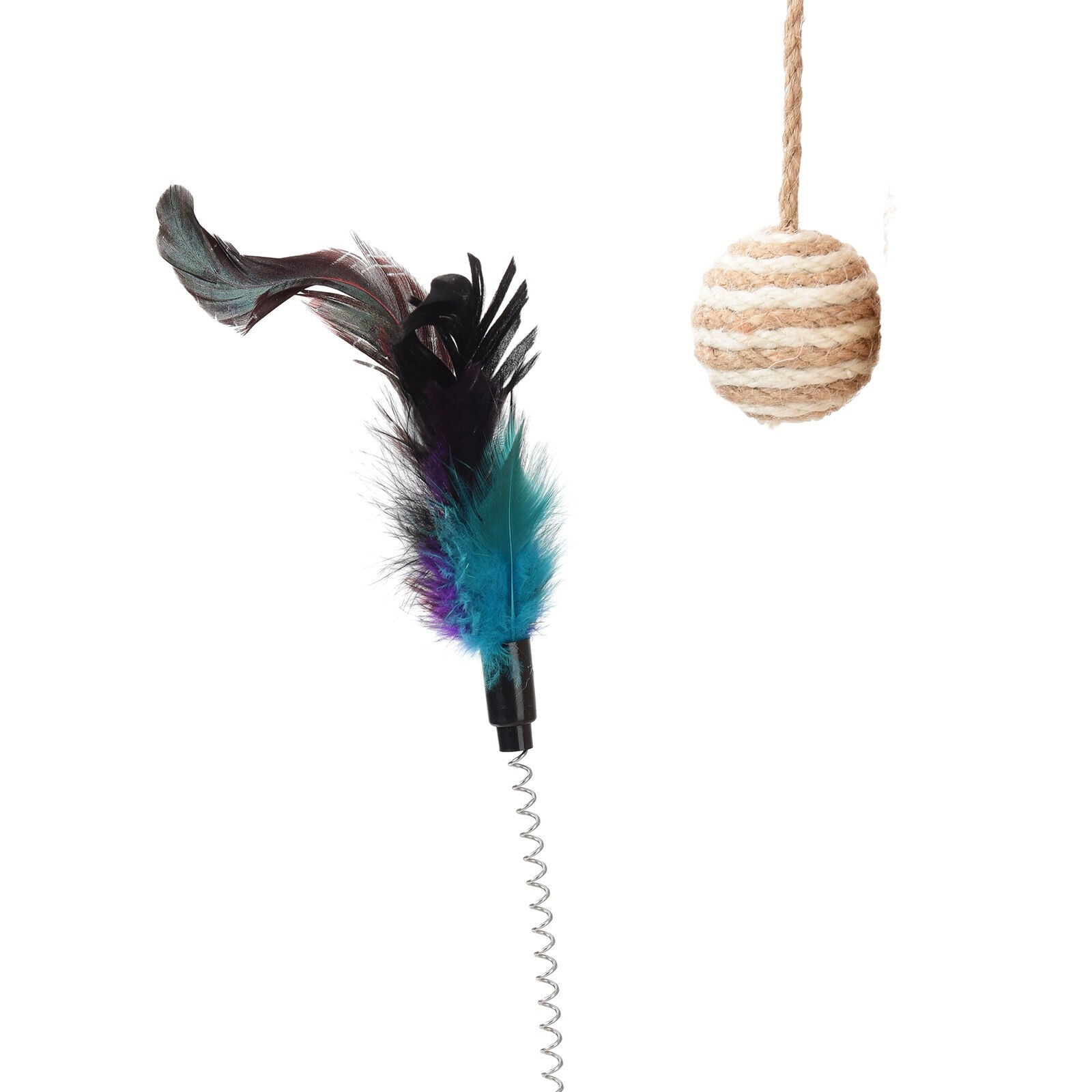 Tall Cat Scratching Post Cats Tree Scratcher Kitten Scratch Post Play Track Ball