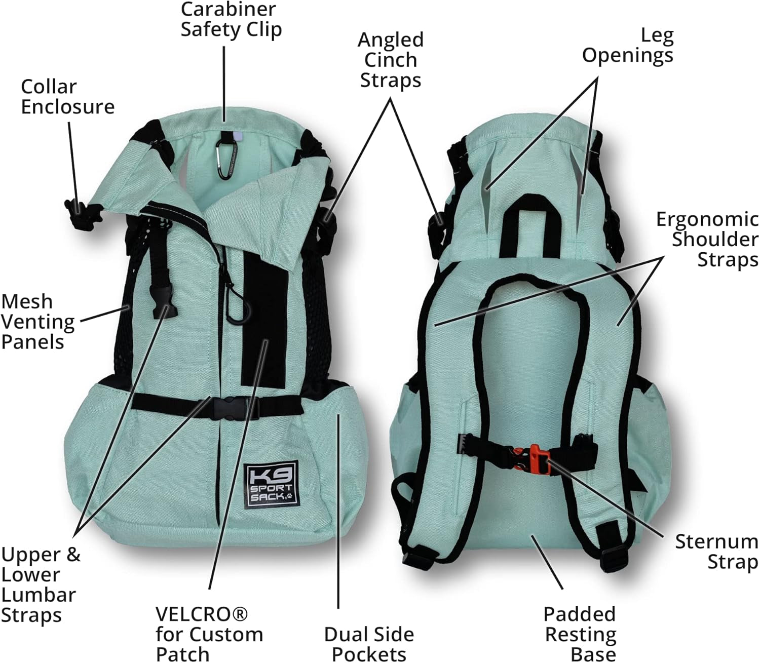 Dog Carrier Adjustable Backpack