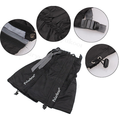 Hiking Gaiters Waterproof Trousers Pants Fishing Walking Men Women Rain Outdoor