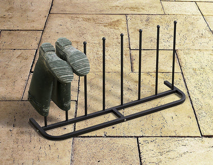 Welly Stand 4 Pair Boot Shoe Storage Organiser Rank Indoor Outdoor Space Saver