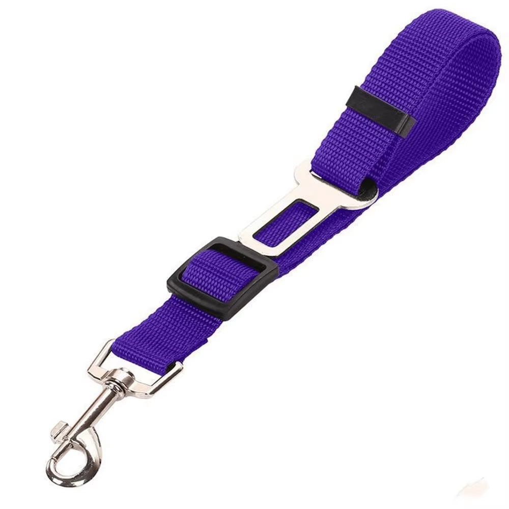 Dog Pet Safety Seat Belt Clip for Car Vehicle Seatbelt Adjustable Harnesslead