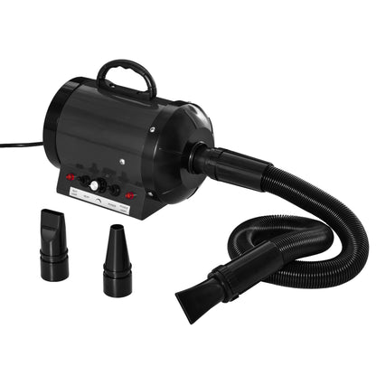 2800W Dog Hair Dryer UK – Professional Pet Grooming Blaster with Adjustable Heat, Water Blower & 3 Nozzles for Dogs and Cats