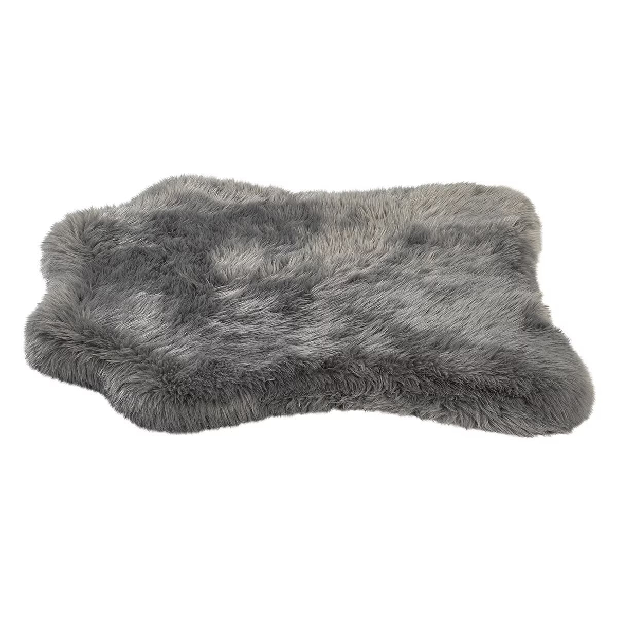 Mon Chateau Orthopaedic Pet Bed – Faux Fur Memory Foam Dog Bed with Washable Cover & Non-Slip Base (101 x 88 cm)